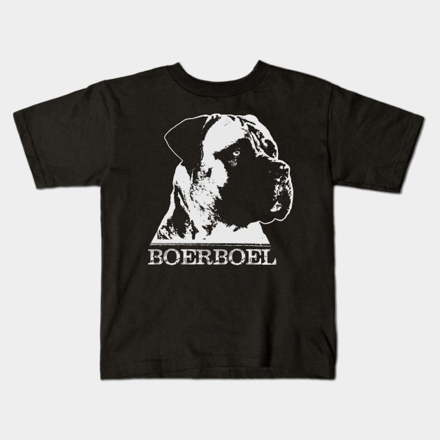 Boerboel - South African Mastiff Kids T-Shirt by Nartissima